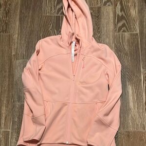 Peach colored  Zip-Up Hoodie